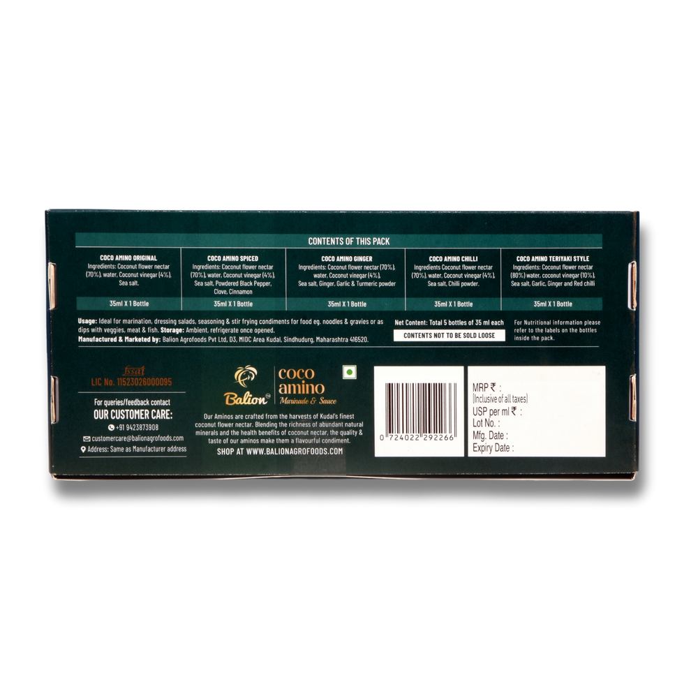 
                  
                    Tasting Series Aminos
                  
                