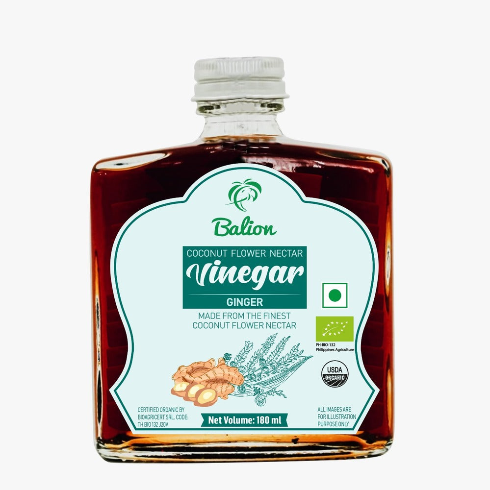 Coconut Flower Nectar Vinegar - Ginger